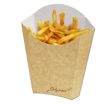 Porta Patatine fritte a busta avana grande