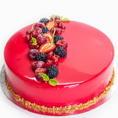 Glassa Specchio Fragola kg.2