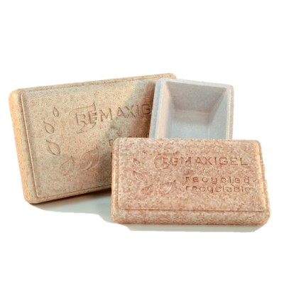 Box termico  in plastica riciclata ReMaxigel colore avana